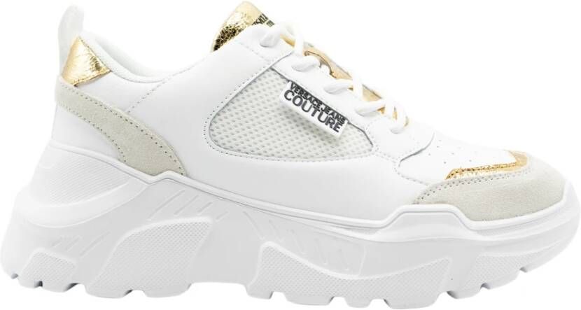 Versace Jeans Couture Scarpa Sneakers Stijlvol en Trendy White Dames