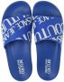 Versace Jeans Couture Fondo Slide Dis. SQ1 Heren Slippers Blauw - Thumbnail 2