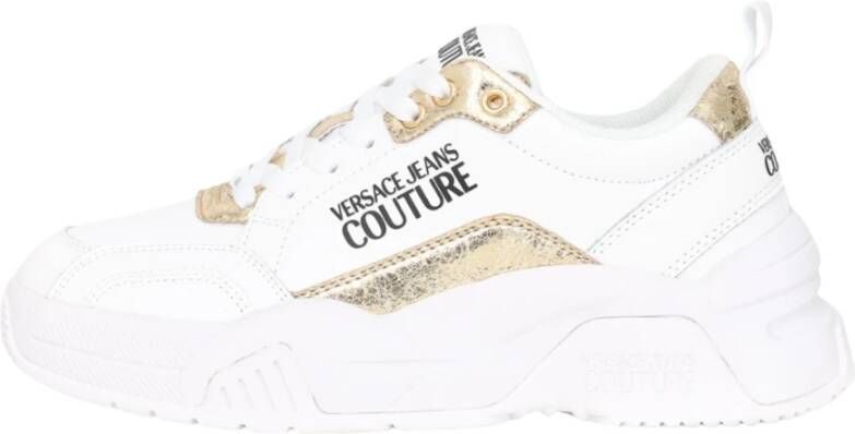 Versace Jeans Couture Witte Sneakers Schoenen White Dames