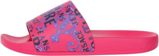 Versace Jeans Couture Slippers Fondo Shelly in roze - Foto 1