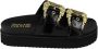 Versace Jeans Couture Sliders Zwart Dames - Thumbnail 1