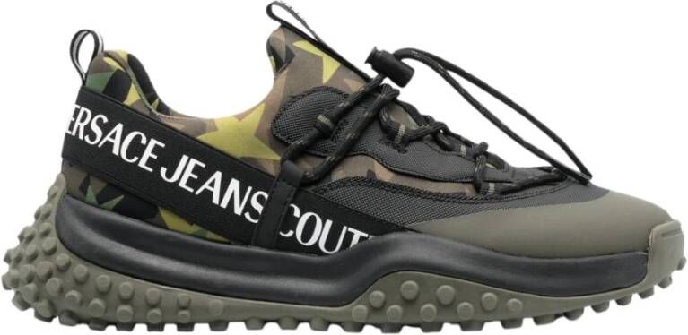 Versace Jeans Couture Camouflage Lage Sneakers voor Heren Multicolor Heren