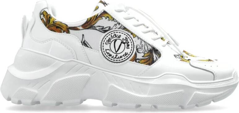 Versace Jeans Couture Low-Top Sneakers Fondo Speedtrack Dis. Sc7 in wit