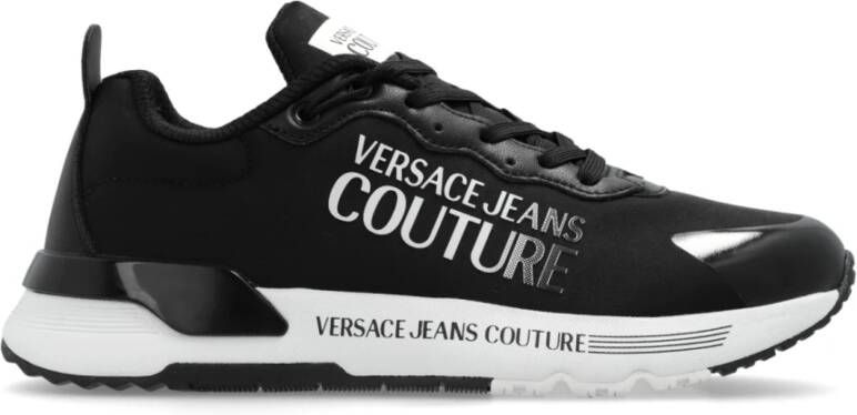 Versace Jeans Couture Sneakers met logo Black Dames