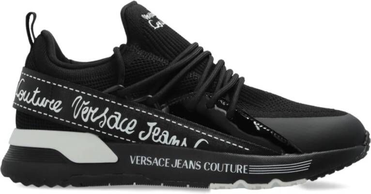 Versace Jeans Couture Sneakers met logo Black Dames