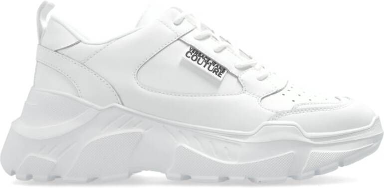 Versace Jeans Couture Witte Sneakers voor Vrouwen White Dames