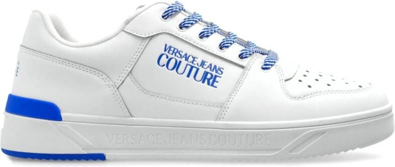 Versace Jeans Couture Sneakers met logo White Heren