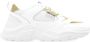 Versace Jeans Couture Witte Leren en Stoffen Sneakers White Dames - Thumbnail 2