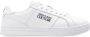 Versace Jeans Couture Logo Sneakers met wit leer White Heren - Thumbnail 1