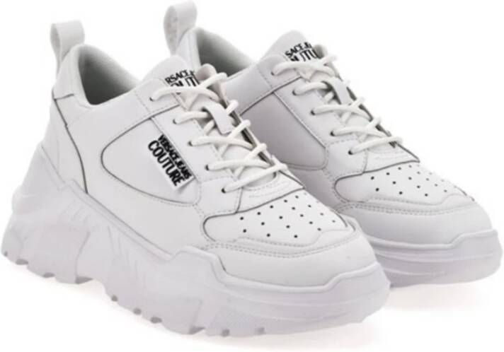 Versace Jeans Couture Witte Sneakers voor Vrouwen White Dames