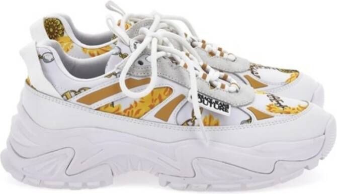 Versace Jeans Couture Witte Sneakers voor Vrouwen Aw24 White Dames