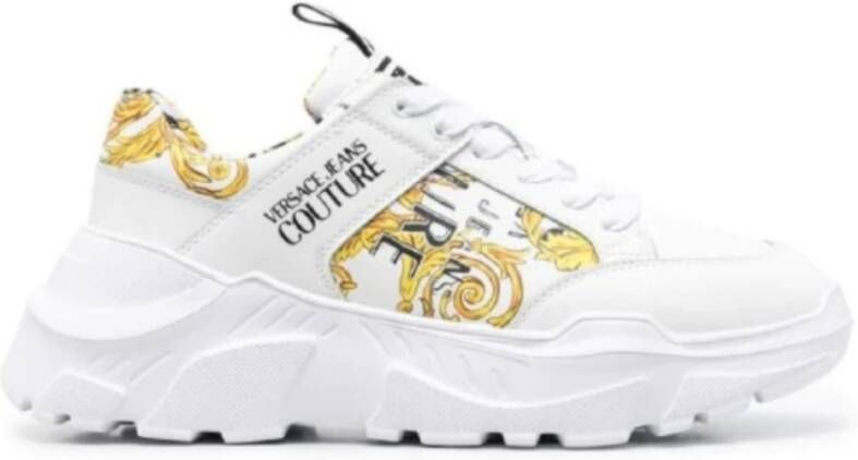 Versace Jeans Couture Speedtrack Logo Couture White Sneaker Wit Heren