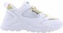 Versace Jeans Couture Witte Leren en Stoffen Sneakers White Dames - Thumbnail 5