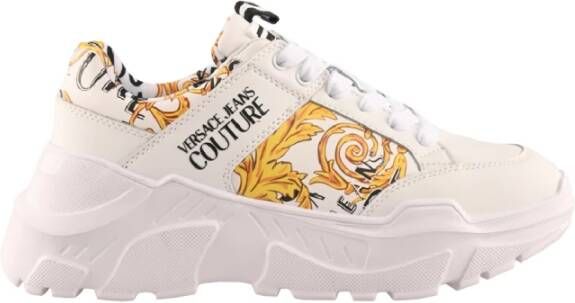 Versace Jeans Couture Speedtrack Logo Couture White Sneaker Wit Heren