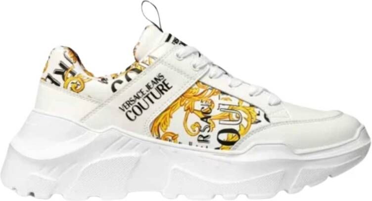 Versace Jeans Couture Speedtrack Logo Couture White Sneaker Wit Heren