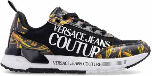 Versace Jeans Couture Sneakers With Logo Zwart Dames