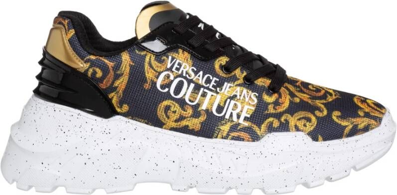 Versace Jeans Couture Speedtrack Sketch Couture Sneakers Zwart Heren