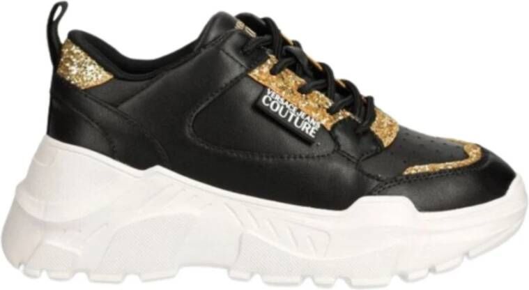 Versace Jeans Couture Speedtrack Sneakers voor Vrouwen Black Dames