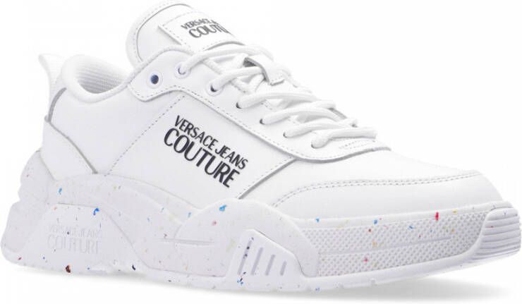 Versace Jeans Couture white casual closed flats Wit Dames