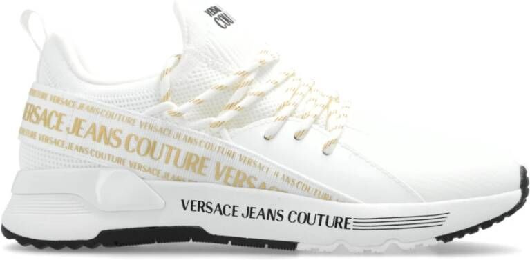 Versace Jeans Couture Sportschoenen met logo White Dames