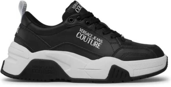 Versace Jeans Couture Stijlvolle Array Damessneakers Black Dames