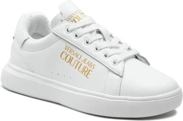 Versace Jeans Couture Stijlvolle Array Grote Schoenen White Dames