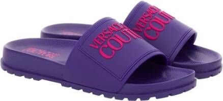 Versace Jeans Couture Stijlvolle Sandalen Purple Dames