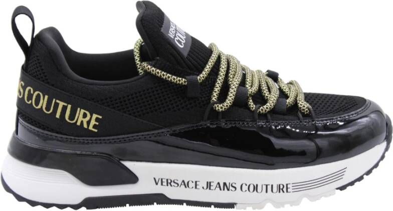 Versace Jeans Couture Stijlvolle Sneaker voor Mannen en Vrouwen Black Dames