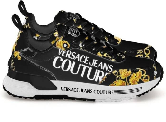 Versace Jeans Couture Stijlvolle Sneakers Black Dames