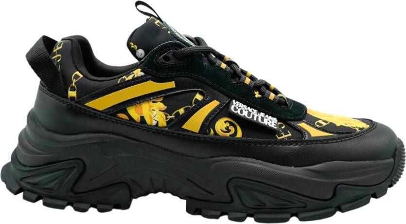 Versace Jeans Couture Stijlvolle Sneakers voor Mannen en Vrouwen Black Dames