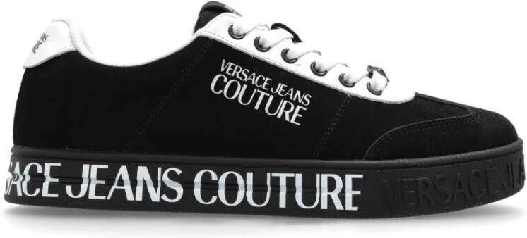 Versace Jeans Couture Suede sneakers Black Dames