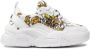 Versace Jeans Couture Witte Leren Sneakers met Gouden Design White Dames - Thumbnail 1