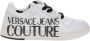 Versace Jeans Couture Witte leren sneakers met lak effect White Heren - Thumbnail 4