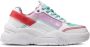 Versace Jeans Couture Witte Leren Sneakers met Rubberen Logo Multicolor Dames - Thumbnail 1