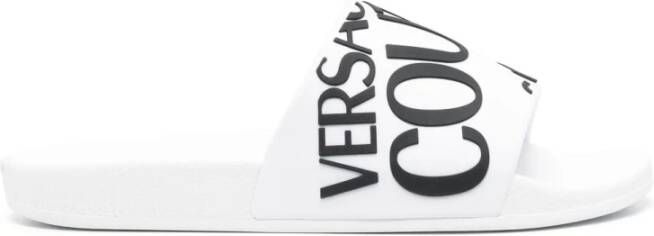 Versace Jeans Couture Witte sandalen voor vrouwen White Dames