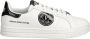 Versace Jeans Couture Witte Sneakers met Zwarte Details White Heren - Thumbnail 1