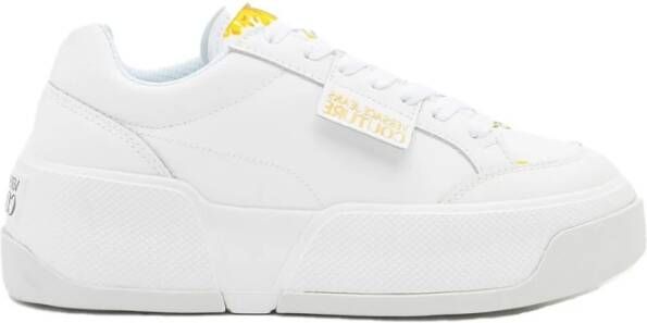 Versace Jeans Couture Stijlvolle Sneakers voor Heren White Dames