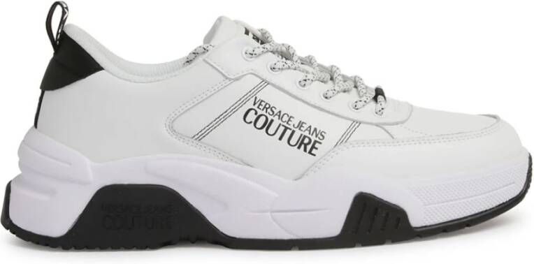 Versace Jeans Couture Witte Sneakers voor Mannen Aw24 White Heren