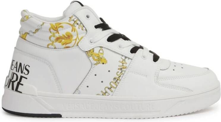 Versace Jeans Couture Witte Sneakers voor Mannen Aw24 White Heren