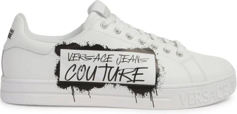 Versace Jeans Couture Witte Sneakers voor Mannen Aw24 White Heren