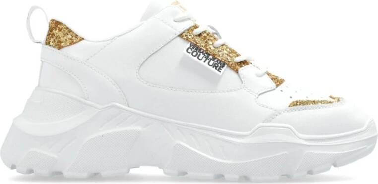 Versace Jeans Couture Witte Sneakers voor Vrouwen White Dames