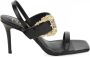 Versace Jeans Couture Zwarte Barok Emily Sandaal Black Dames - Thumbnail 1