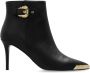 Versace Jeans Couture Zwarte Enkellaarsjes voor Vrouwen Black Dames - Thumbnail 13