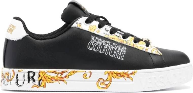 Versace Jeans Couture Women Shoes Sneakers 74Va3Skl Zp239 M09 Black Zwart Dames