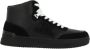 Versace Jeans Couture Zwarte Leren Sneakers met Suède Logo Black Dames - Thumbnail 1