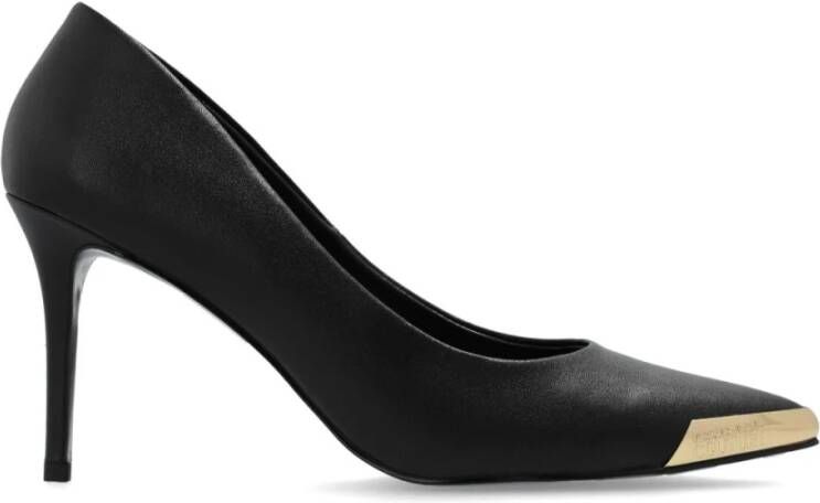 Versace Jeans Couture Zwarte Pumps voor Vrouwen Black Dames