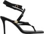 Versace Jeans Couture Zwarte Sandalen Elegante Dameshakken Black Dames - Thumbnail 7