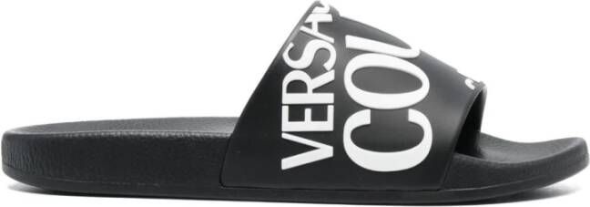 Versace Jeans Couture Zwarte sandalen met ***cv Zwart Dames