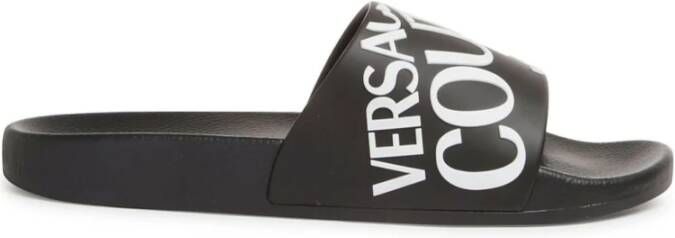 Versace Jeans Couture Zwarte sandalen voor vrouwen Black Heren