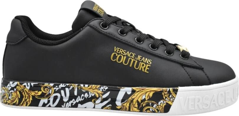 Versace Laced Shoes Black Dames